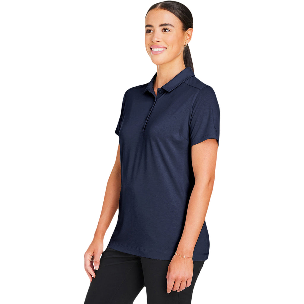 Puma Golf Women's Navy Blazer Bandon Polo