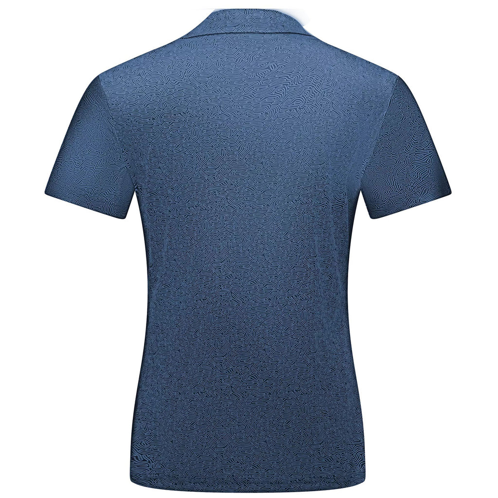 Levelwear Women's Navy Graph Polo