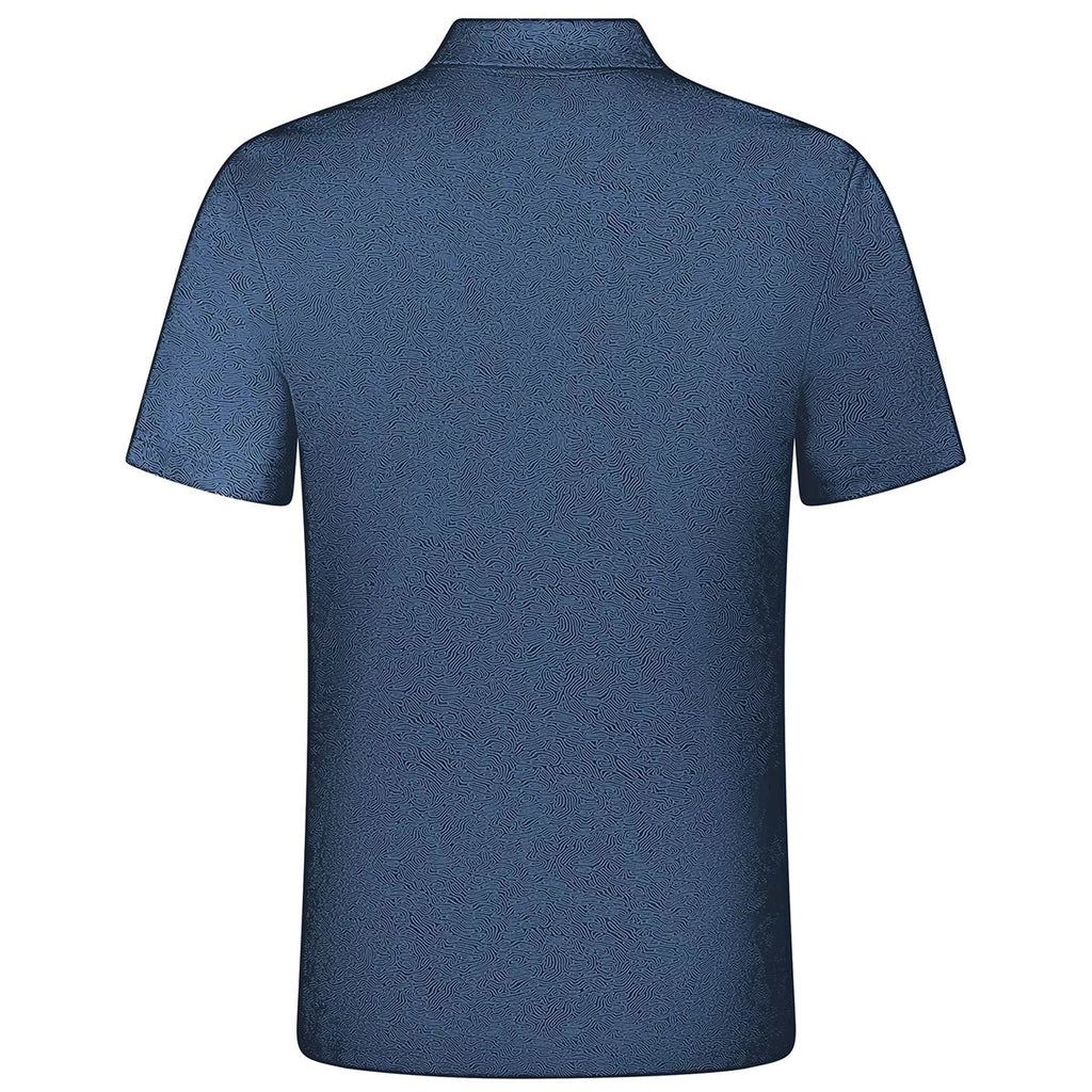Levelwear Men's Navy Graph Polo