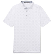 UNRL Men's White-Grey Precision Polo