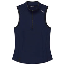 UNRL Women's Midnight Navy Performa Sleeveless Polo