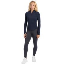 UNRL Women's Midnight Navy Performa Fitted Half-Zip