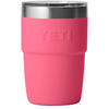 YETI Tropical Pink Rambler 8 oz Stackable Cup with Durasip Ceramic Lining