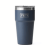 YETI Navy 20 oz Stackable Cup with Lid