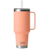 YETI Lowcountry Peach Rambler 42 oz Mug with Straw Lid