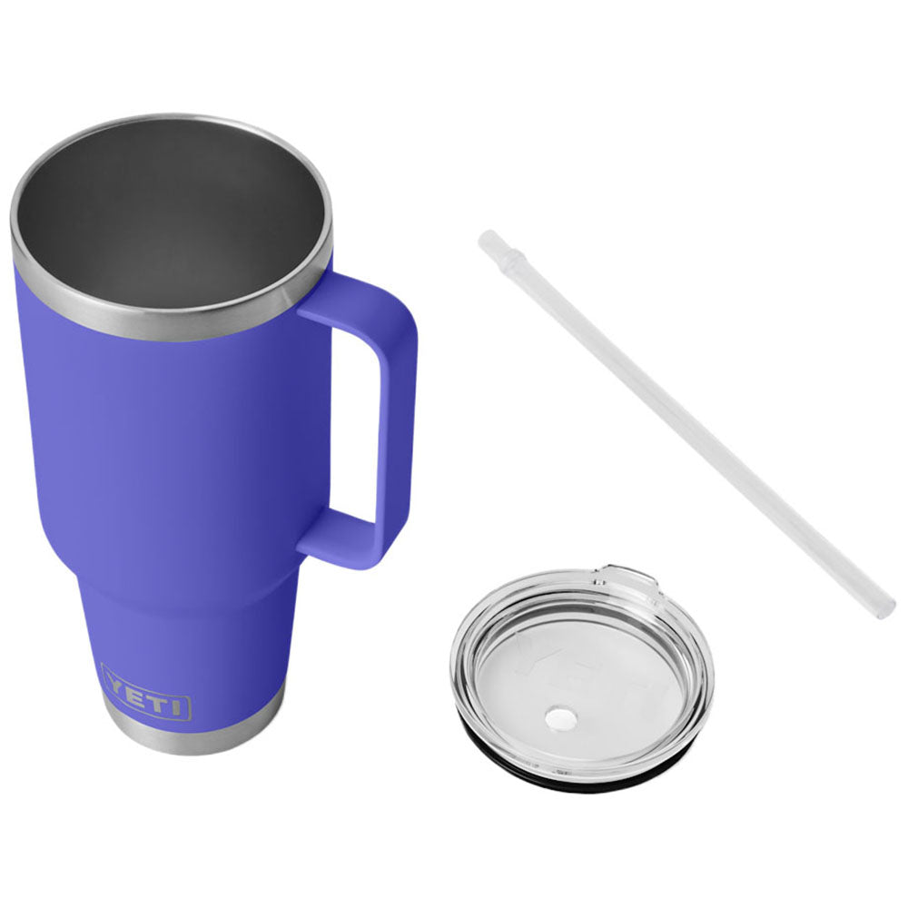YETI Ultramarine Violet Rambler 42 oz Mug with Straw Lid