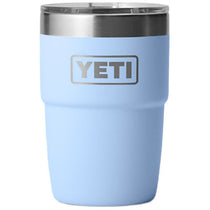 YETI Big Sky Blue Rambler 8 oz Stackable Cup with Lid