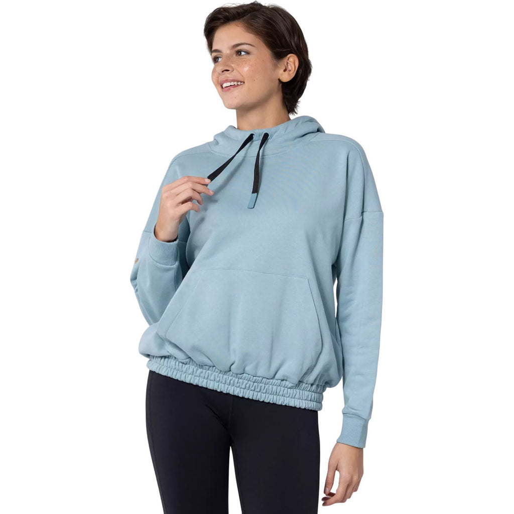 Levelwear Women's Stone Blue Waterfall Hoody