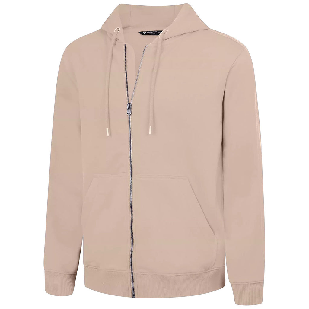 Levelwear Men's Sand Podium Full Zip