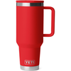 YETI Rescue Red Rambler 40 oz Travel Straw Mug with Color-Matched Straw Lid