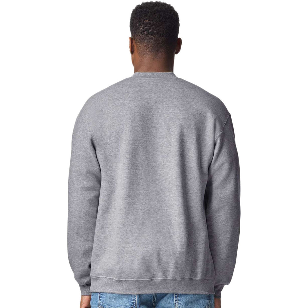 Gildan Unisex Sport Grey Midweight 1/4 Zip Sweatshirt