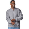 Gildan Unisex Sport Grey Midweight 1/4 Zip Sweatshirt