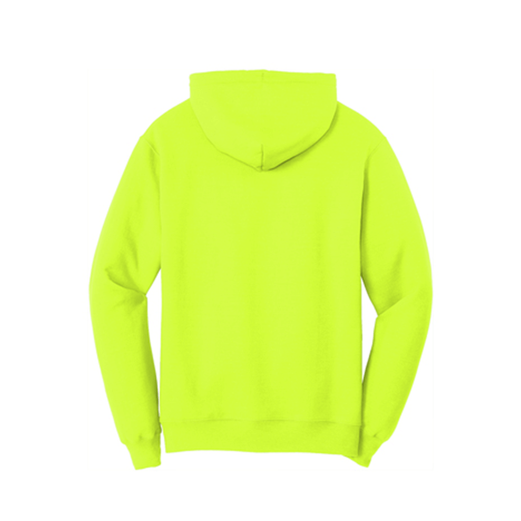 Port & Company Men's Safety Green Core Fleece Pullover Hooded Sweatshirt