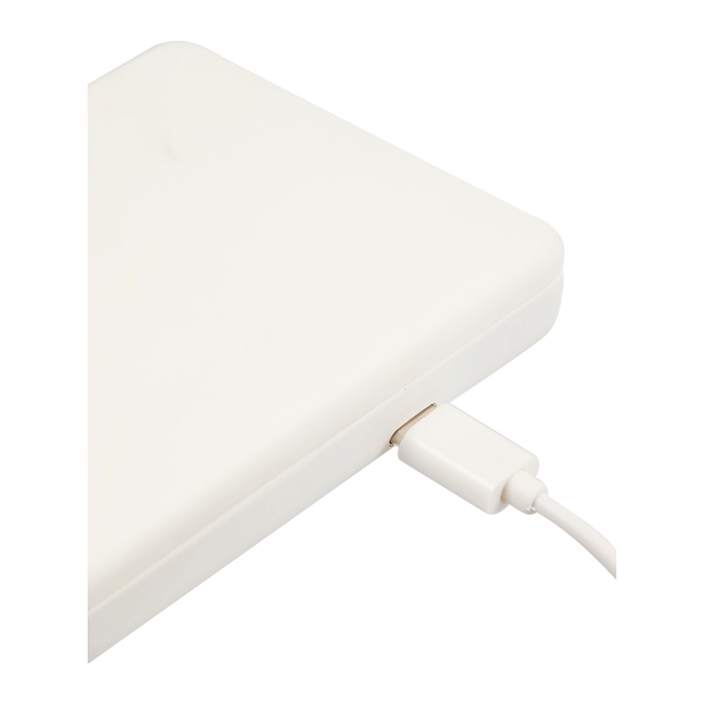 Bullet White Rechargeable 100% RABS LED Compact Mirror