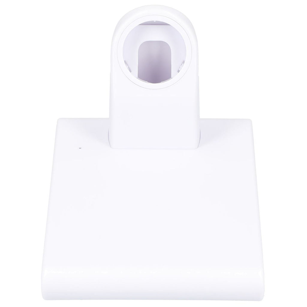 Bullet White Mate Wireless Charging Pad and iWatch Holder
