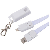 Bullet White 5-in-1 40W PD Charging Cable Lanyard