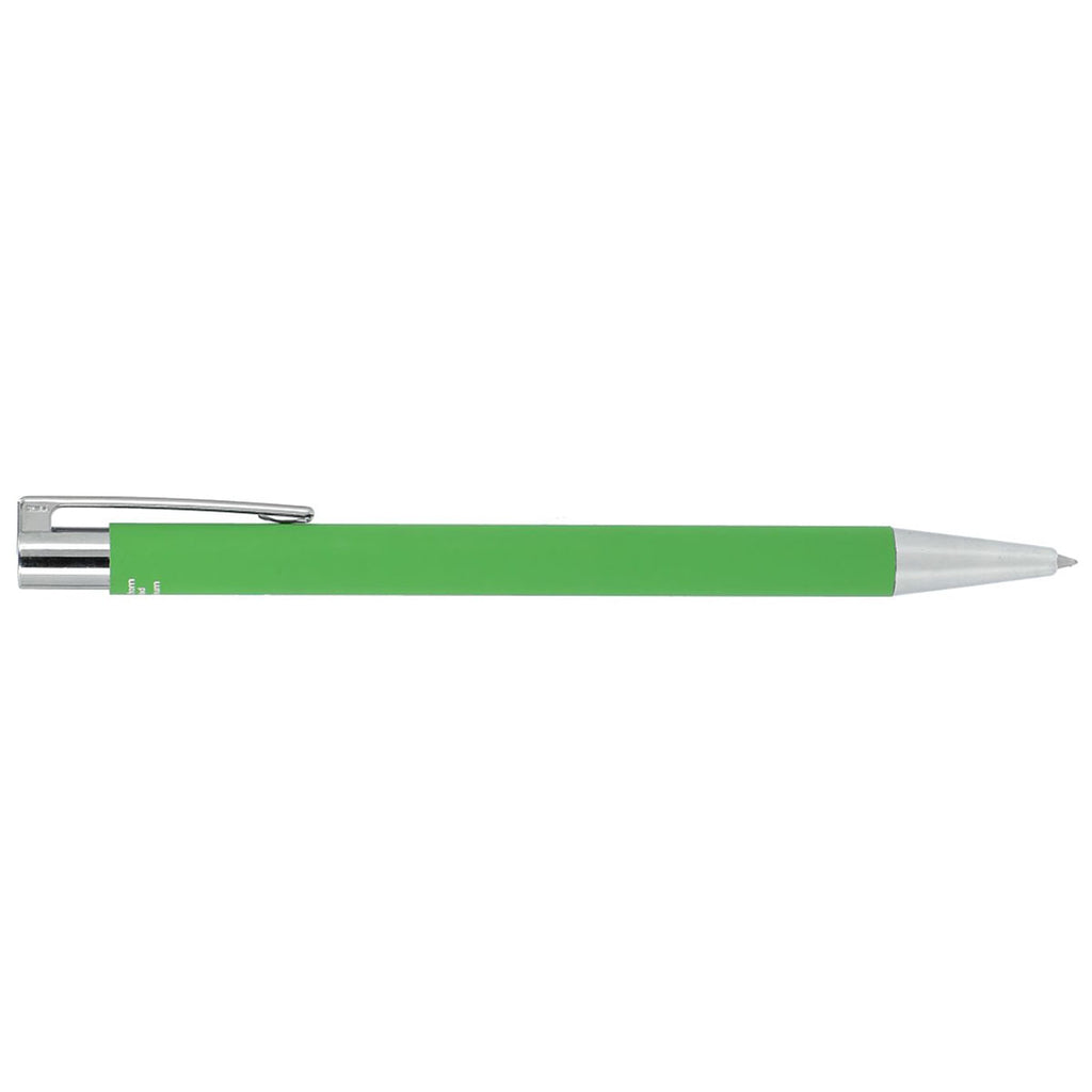 Bullet Green Maxi Recycled Aluminum Soft Touch Gel Pen