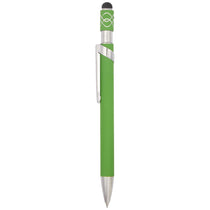 Bullet Green Simple Fidget Recycled Stylus Gel Pen