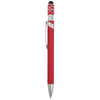Bullet Red Simple Fidget Recycled Stylus Gel Pen
