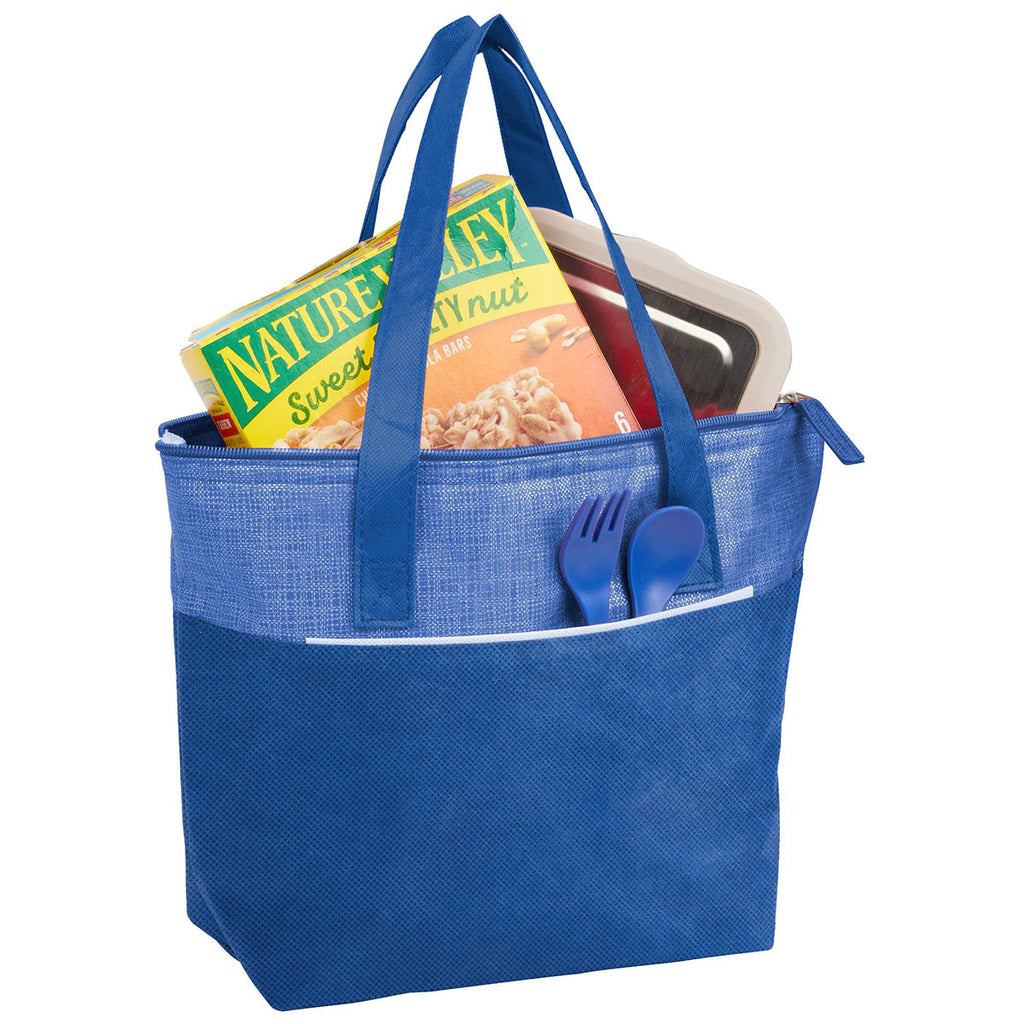 Bullet Royal Mist Recycled 9-Can Non-Woven Tote Cooler