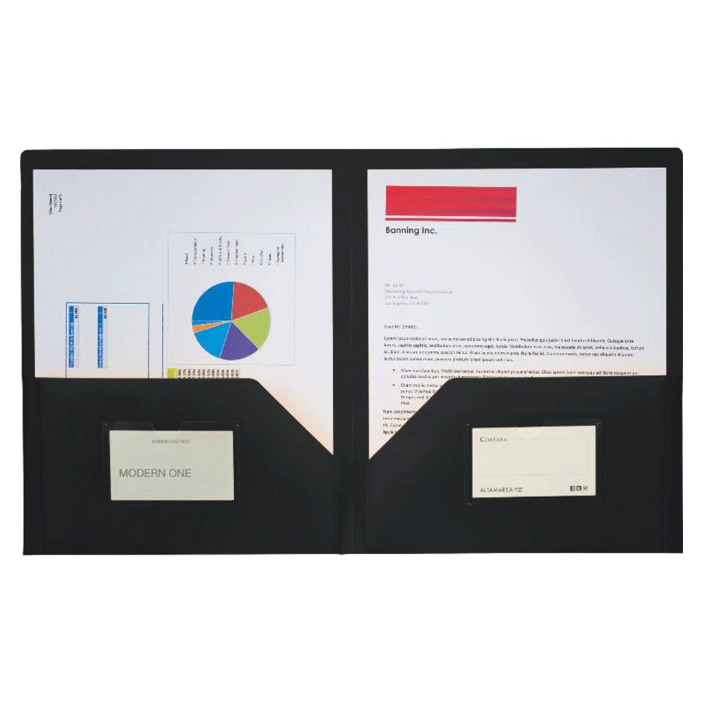 Bullet Transparent Black Old School Folder