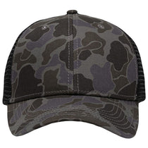 Sportsman Chino Black Duck Camo/Black Lo-Pro Mesh Back Trucker Fit Cap