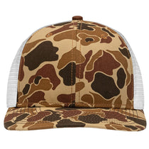 Sportsman Chino Duck Camo/White Lo-Pro Mesh Back Trucker Fit Cap