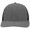 Sportsman Black Heather/Black Modern Six-Panel Trucker Fit Cap