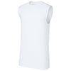 Sport-Tek Men's White PosiCharge Compression Sleeveless Tee