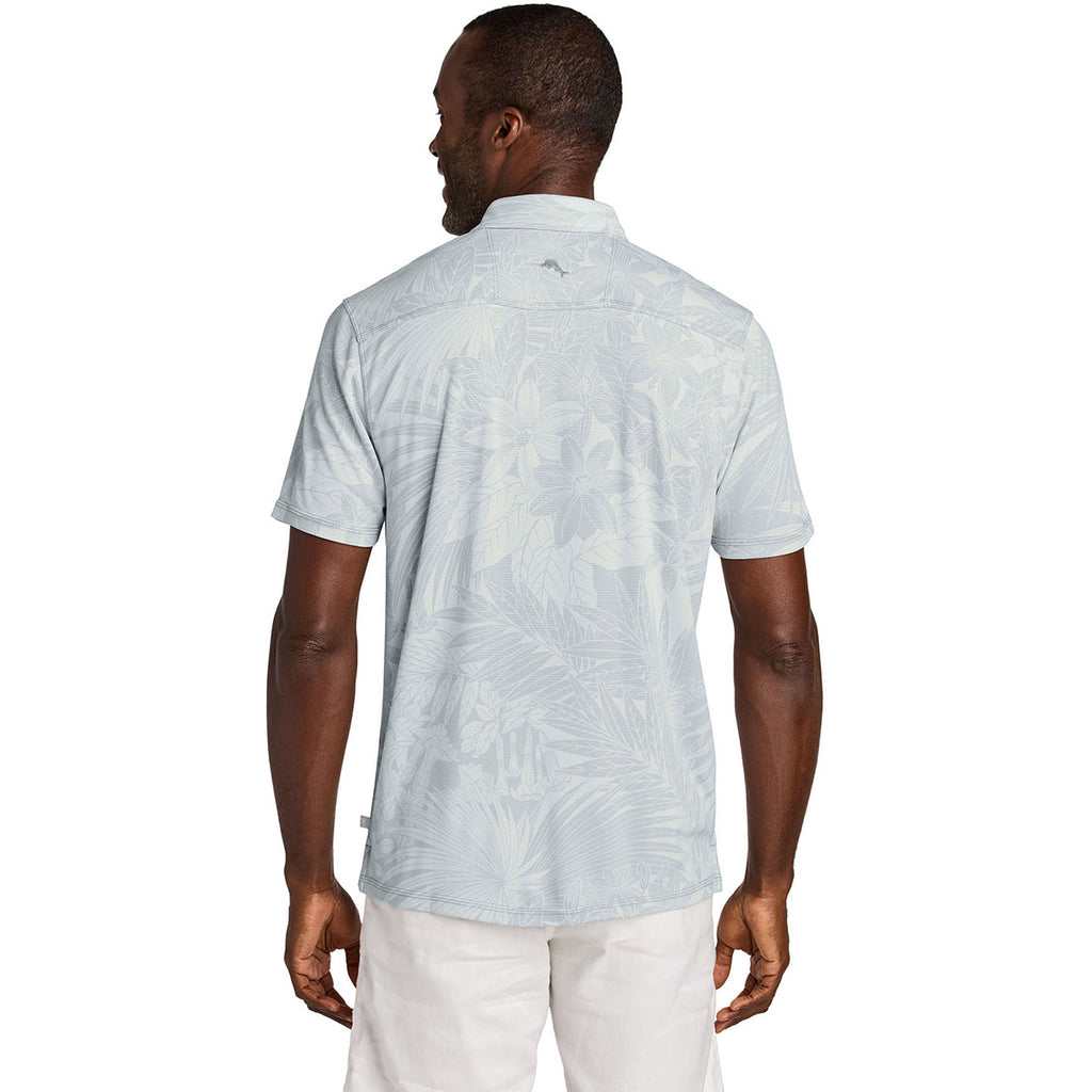 Tommy Bahama Men's Zinc Grey Santiago Paradise Polo
