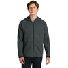 Sport-Tek Men's Iron Grey Phenom Full-Zip Hoodie