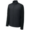 Sport-Tek Men's Black Teknical Hybrid Jacket