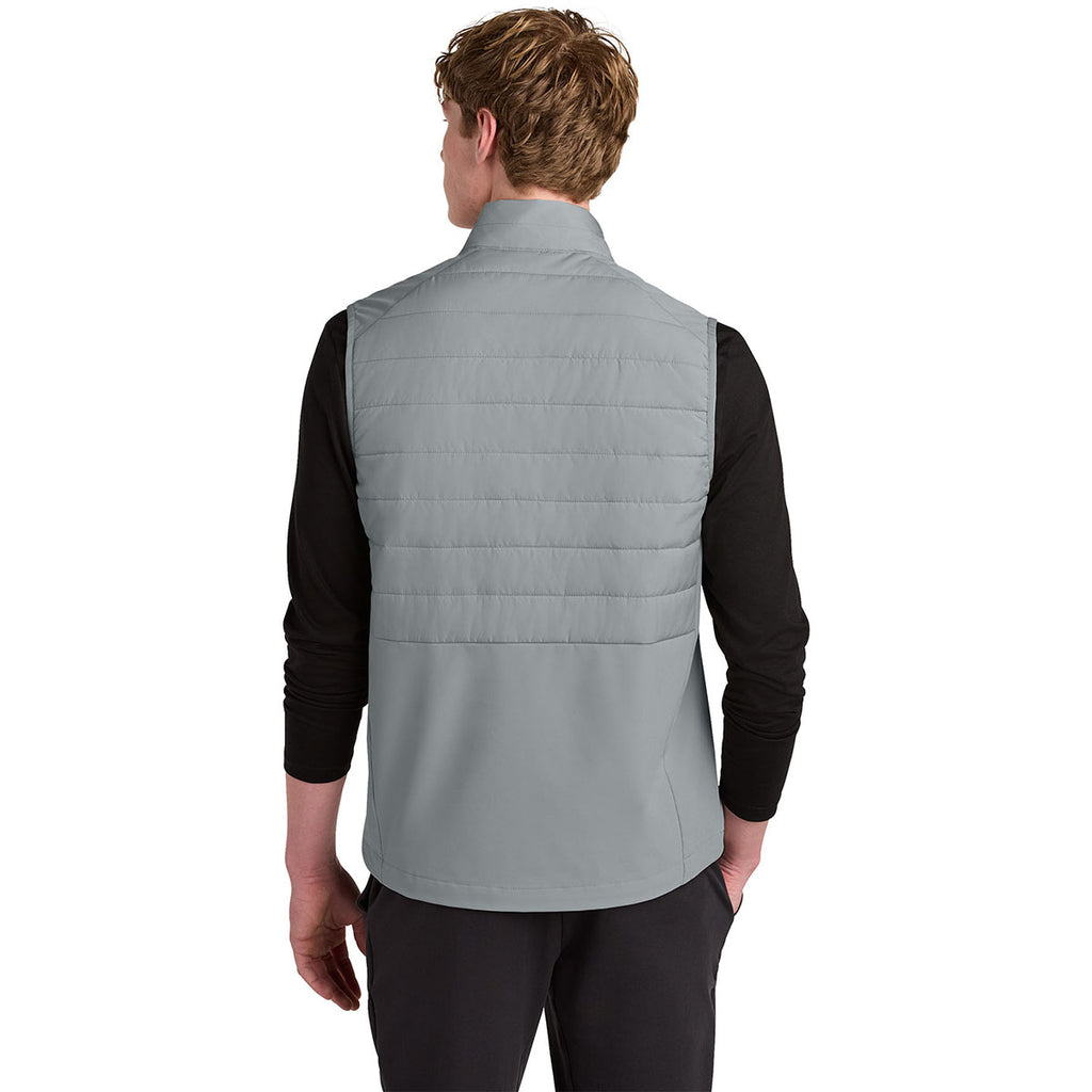 Sport-Tek Men's Silver Teknical Hybrid Vest