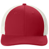 Sport-Tek Deep Red/ White Club Trucker Cap