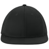 Sport-Tek Black Pro-Cut Stretch-Tek Cap