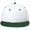 Sport-Tek White/Forest Green/White Impact Mesh Stretch-Tek Cap