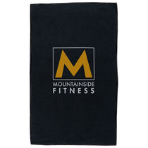 The Magnet Group Black Waffle Weave Sport Towel