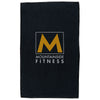 The Magnet Group Black Waffle Weave Sport Towel