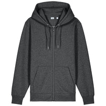 Stanley/Stella Unisex Dark Heather Grey Cultivator 2.0 Full-Zip Hooded Sweatshirt