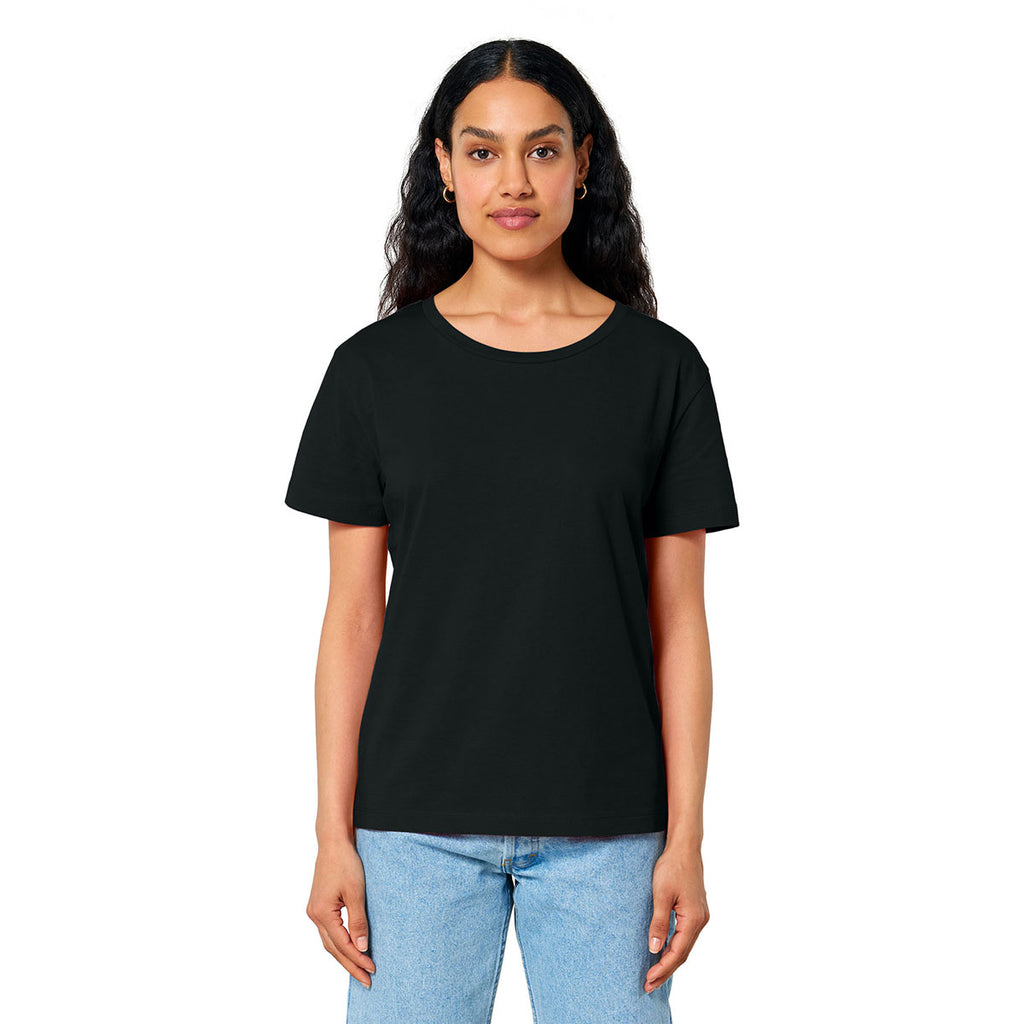 Stanley/Stella Women's Black Stella Serena Scoop Neck Tee