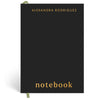 Papier Ink Black Shine Lined Notebook