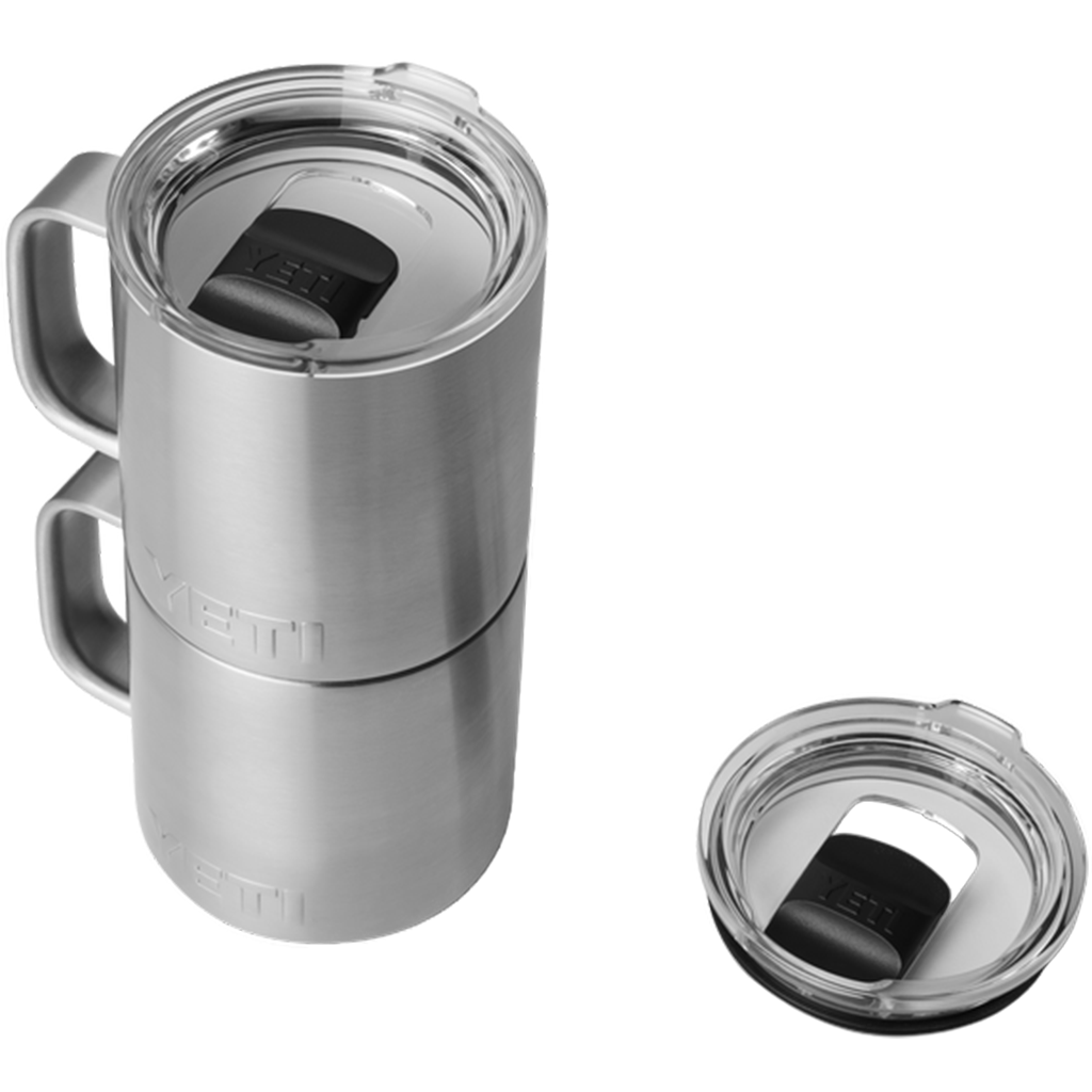 YETI Stainless Rambler 10 oz Stackable Mug with Durasip Ceramic Lining