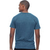 Threadfast Apparel Men's Heather Steel Blue Epic CVC T-Shirt