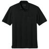 Port Authority Men's Deep Black Tall Wearever Signature Pique Pocket Polo
