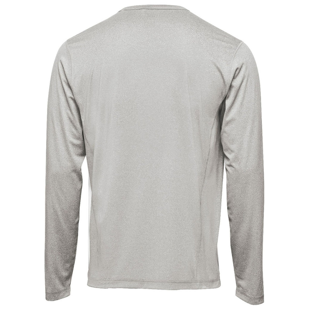 Stormtech Men's Ash Heather Volante H2X-DRY Long Sleeve Tee