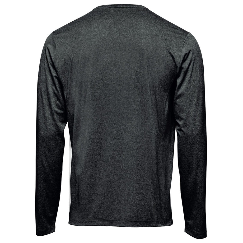 Stormtech Men's Charcoal Heather Volante H2X-DRY Long Sleeve Tee