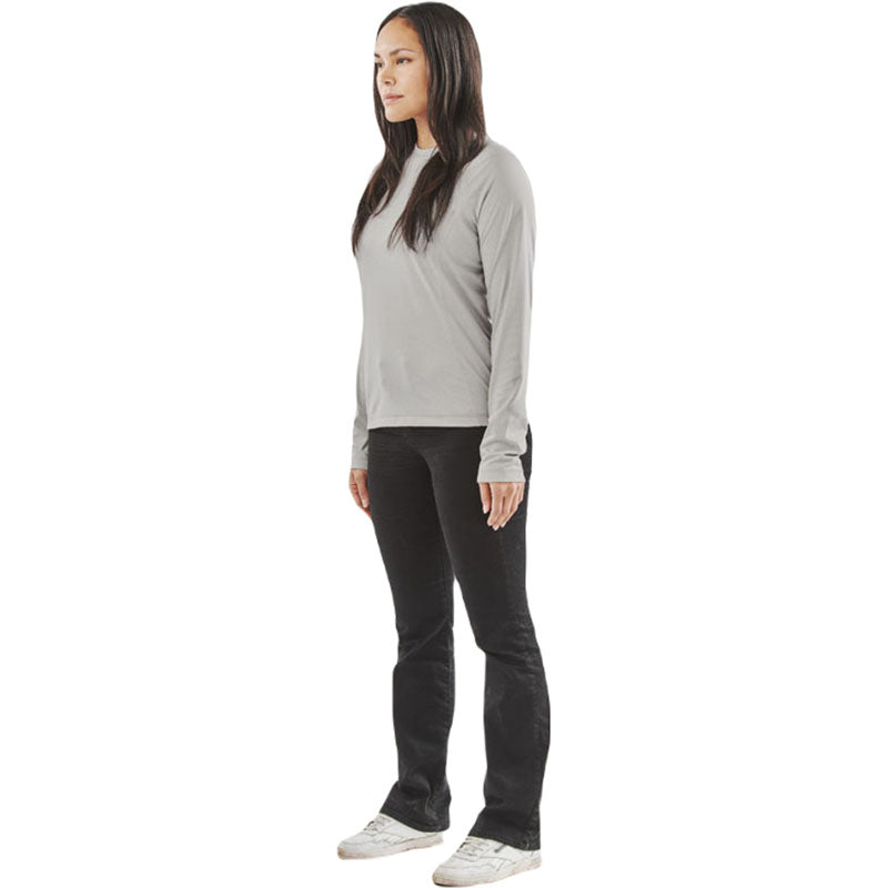 Stormtech Women's Ash Heather Volante H2X-DRY Long Sleeve Tee