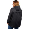 Elevate Unisex Black Avas Eco Packable Quarter Zip Anorak Pullover