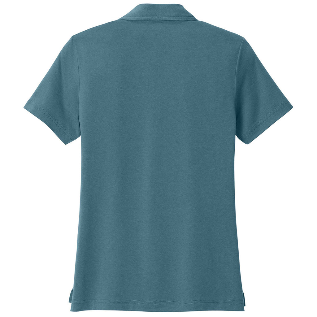 TravisMathew Women's Stellar Blue Glenview Solid Polo