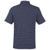 tasc Men's Classic Navy/White Cloud Lightweight Polo Brookline Stripe